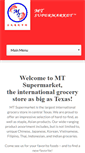 Mobile Screenshot of mtsupermarket.com